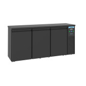 Combisteel Pro Line - barkoeler 3-deurs zwart 500 liter