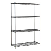Combisteel stelling 4 levels 1200 zwart demontabel
