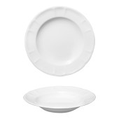 Saturnia Diep bord porselein met brede rand - &Oslash; 23 cm