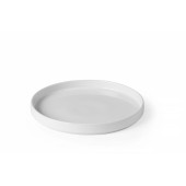 Hendi bord met hoge rand Oslo, Oslo, Wit, ⌀240x(H)26mm