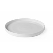 Hendi bord met hoge rand Oslo, Oslo, Wit, ⌀280x(H)28mm