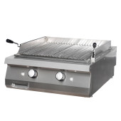 Maxima Premium Lavasteengrill - Dubbel - 90 cm - Gas