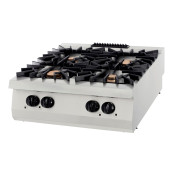 Maxima Premium Kookplaat - 4 Pitten - Dubbel - 90 cm Diep - Gas