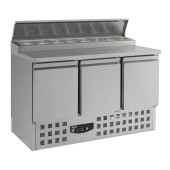 Combisteel Saladette 3 deurs, RVS