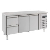 Combisteel 700 koelwerkbank 2drs 2 laden 282 Liter