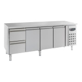 Combisteel 700 koelwerkbank 3drs 2 laden 553 liter
