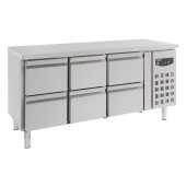 Combisteel 700 koelwerkbank 6 laden 417 liter