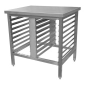 EMGA werktafel met GN onderbouw