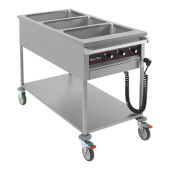 Max Pro bain-marie wagen - 3x 1/1 GN