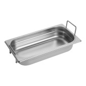 RVS gastronorm bak met greep 1/3 GN - 65 mm