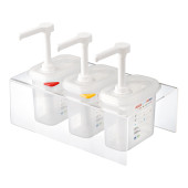 Araven saus dispensers - 3x1/9GN set