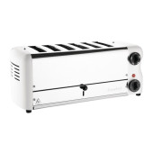 Rowlett Esprit broodrooster 6 sleuven wit - 2 reserve-elementen
