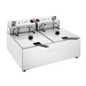 Buffalo Dubbele Elektrische Friteuse met Timer 2x5Ltr
