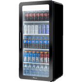 True merchandising koelkast met glazen deur - 291L