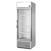True staande Koelkast 538L Met 1 Glasdeur Aluminium Gdm-19T-Hc-Tsl01