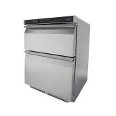 Combisteel tafelmodel koelkast RVS 101L 2 laden