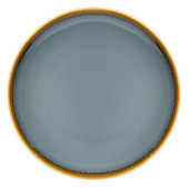 Olympia Kiln ronde coupeborden blauw 17,8cm