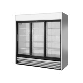 True merchandising koelkast met 3 glazen schuifdeuren - 2039L - alu