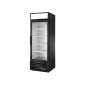 True merchandising koelkast met glazen deur - 651L - zwart