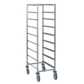Korvenwagen 8 etages t.b.v. standaard afwaskorven 50x50 cm
