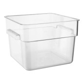 Vogue Hygiplas Polycarbonaat Vierkante Opslagcontainer 10Ltr