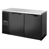 True doorgeef barkoelkast 2-deurs - 550L - zwart