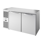 True barkoelkast 2-deurs - 550L - RVS