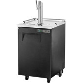True 1-deurs fustkoeler met 1 tap - 227L - zwart