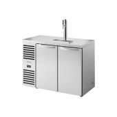 True 2-deurs fustkoeler met 1 tap - 440L - RVS