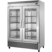 True 2/1 GN koelkast met 2 glazen deuren - 1339L