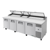 True pizzawerkbank 4-deurs - 1124L (15x 1/3)