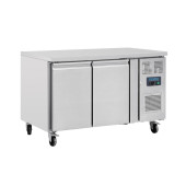 Polar U-Serie Dubbeldeurs koelwerkbank - 282L