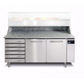 Afinox Pizzawerkbank - PIZZASP821R
