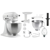 Bartscher kitchenaid 5k45ssewh, wit, 4,28l