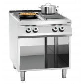 Bartscher 4-plaats elektrische kooktafel - staand model 296215