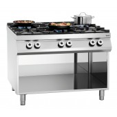 Bartscher 6-pits gas kooktafel - staand model 2951121