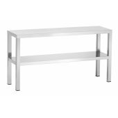 Bartscher etagere, dubbel, B 800 x D 350 x H 650 mm - 325080