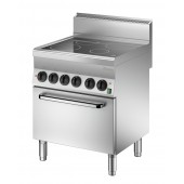 Bartscher keramisch fornuis, inclusief elektrische oven 1/1 GN, 115059