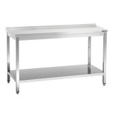 Bartscher werktafel met achteropstand 700 1600mm