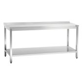 Bartscher werktafel met achteropstand 700 1800mm