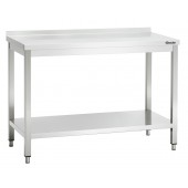 Bartscher werktafel met achteropstand 600 1200mm