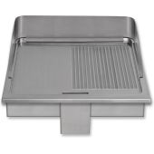 Berner inbouw braadpan 1/2 ribbel 10 kW 2 zones 600mm Mega