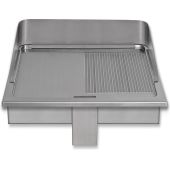 Berner inbouw braadpan 1/2 ribbel 17,4 kW 3 zones 1000mm Speed