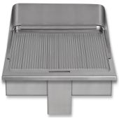 Berner inbouw braadpan ribbel 7,5 kW 2 zones Speed