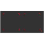 Berner Inductiekookplaat BI2EGLSQM7LED-B 16kW Sauteusenstar