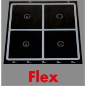 Berner Inductiekookplaat Flex BI4EGAFL28-B 28kW Flachenstar