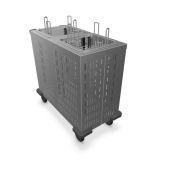 Bordenlowerator, 110 borden diam. 180 tot 330 mm, met koelsleuven