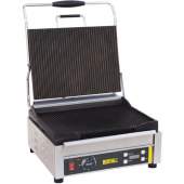 Buffalo grote contactgrill enkel gegroefd/gegroefd