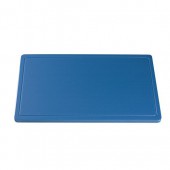 Snijblad polyethyleen blauw geul 400x250x20 mm