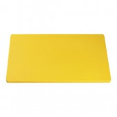 CaterChef snijblad polyethyleen geel glad 400x250x20 mm